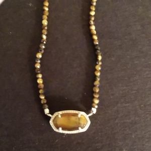 KENDRA SCOTT "ELISA" BROWN TOPAZ NECKLACE! BNWT!!